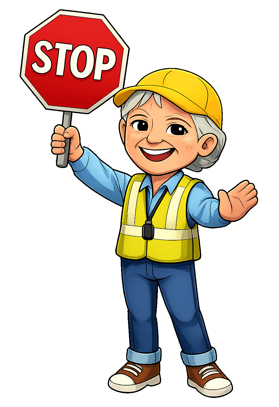 Crossing Guard Stop Sign
